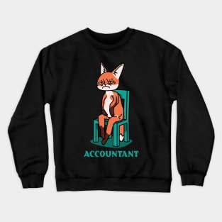 Accountant Sad Meme - Accounting & Finance Funny Crewneck Sweatshirt